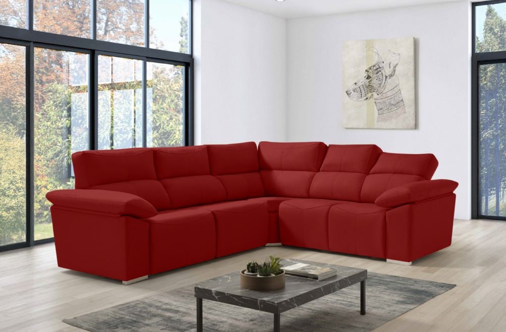 Sofá rinconera de tela Fira XL de HOME - principal