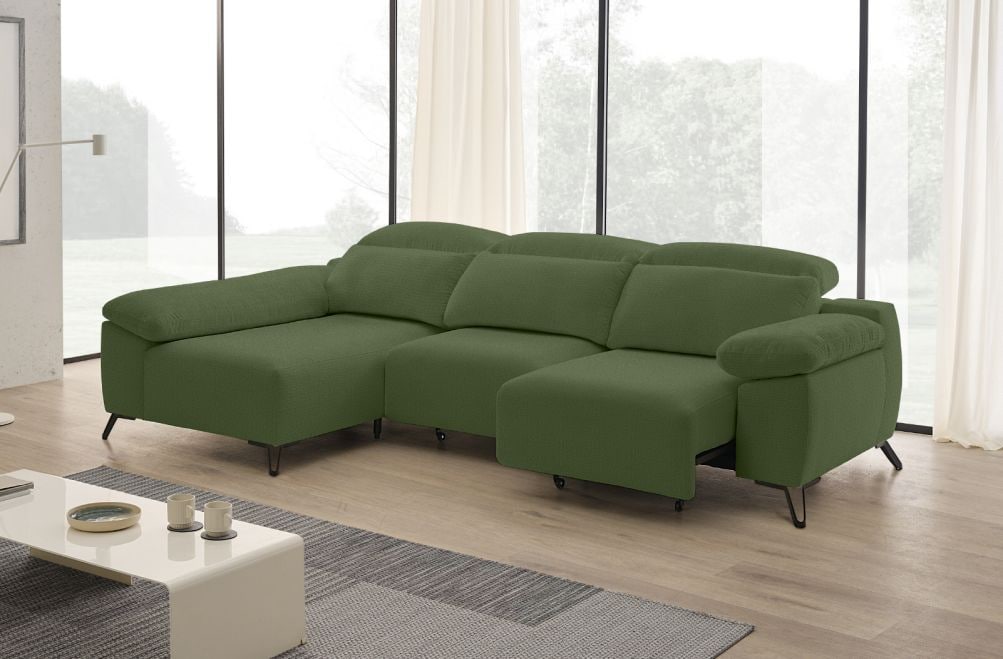 Sofá chaise longue de tela Boost de StyleKomfort - principal