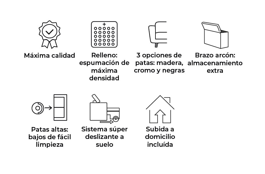 Sofá de tela Nova Plus de StyleKomfort - principal