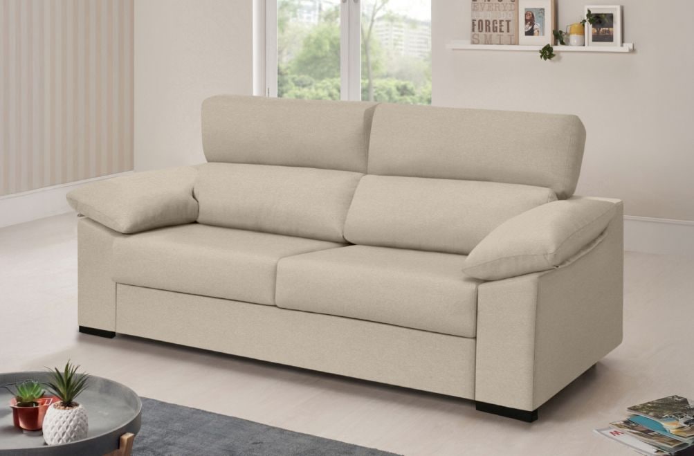 Sofá cama de tela Claris de HOME - principal