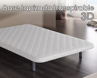 Base tapizada transpirable