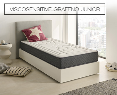 Colchón viscoelástico Viscosensitive Grafeno Junior